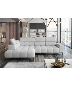 Narożnik PLAZA L Lewostronny w tkaninie Solar 80 WERSAL