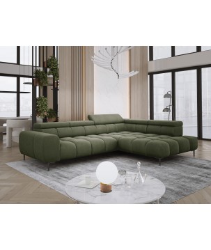 Narożnik PLAZA L Prawostronny w tkaninie Promocyjnej APHRODITE 12 WERSAL