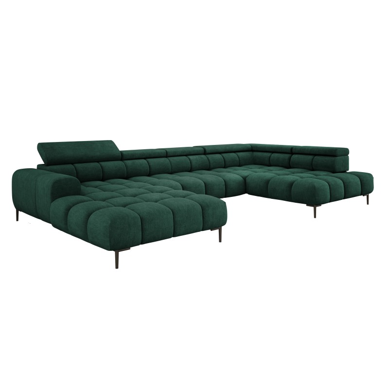 Narożnik PLAZA XL Prawostronny Elektryczna regulacja Tkanina CLOUD 39 WERSAL