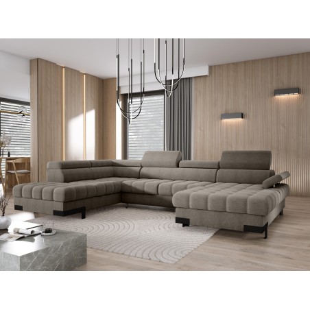 Narożnik SELVA XL Lewostronny z funkcją spania i pojemnikiem AUSTIN 05 WERSAL