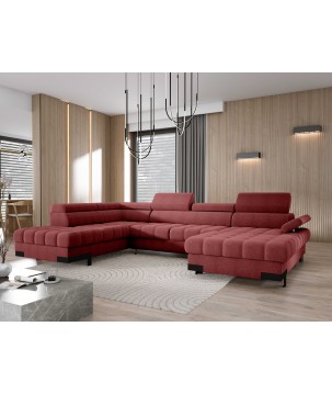 Narożnik SELVA XL Lewostronny z funkcją spania i pojemnikiem AUSTIN 08 WERSAL