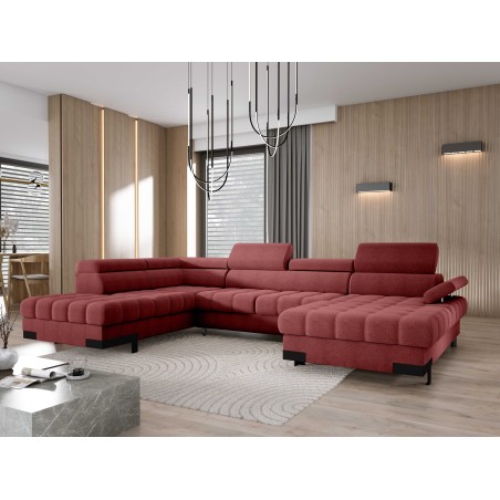 Narożnik SELVA XL Lewostronny z funkcją spania i pojemnikiem AUSTIN 08 WERSAL