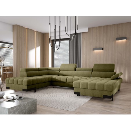 Narożnik SELVA XL Lewostronny z funkcją spania i pojemnikiem AUSTIN 12 WERSAL