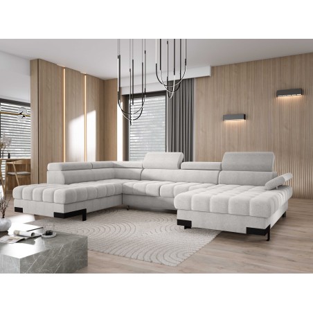 Narożnik SELVA XL Lewostronny z funkcją spania i pojemnikiem AUSTIN 17 WERSAL