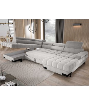 Narożnik SELVA XL Lewostronny z funkcją spania i pojemnikiem AUSTIN 17 WERSAL