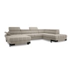 Narożnik SELVA XL Prawostronny z funkcją spania i pojemnikiem AUSTIN 02 WERSAL