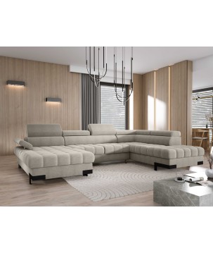 Narożnik SELVA XL Prawostronny z funkcją spania i pojemnikiem AUSTIN 02 WERSAL