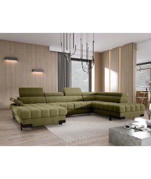 Narożnik SELVA XL Prawostronny z funkcją spania i pojemnikiem AUSTIN 12 WERSAL