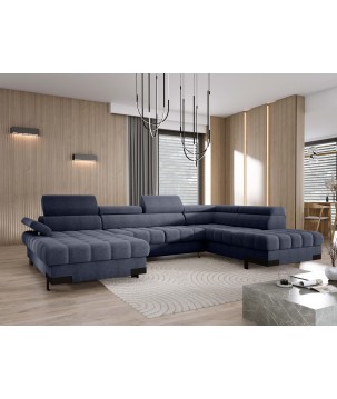 Narożnik SELVA XL Prawostronny z funkcją spania i pojemnikiem AUSTIN 15 WERSAL