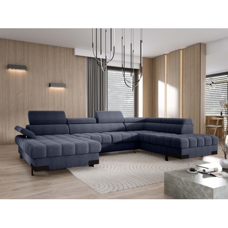 Narożnik SELVA XL Prawostronny z funkcją spania i pojemnikiem AUSTIN 15 WERSAL