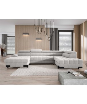 Narożnik SELVA XL Prawostronny z funkcją spania i pojemnikiem AUSTIN 17 WERSAL