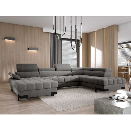 Narożnik SELVA XL Prawostronny z funkcją spania i pojemnikiem AUSTIN 19 WERSAL