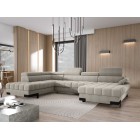 Narożnik SELVA XL Lewostronny z funkcją spania i pojemnikiem AUSTIN 02 WERSAL