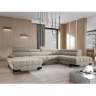 Narożnik SELVA XL Prawostronny z funkcją spania i pojemnikiem AUSTIN 02 WERSAL