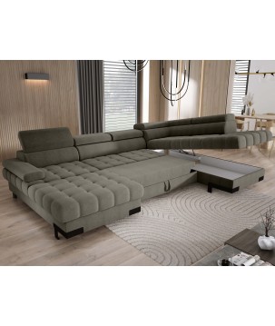 Narożnik SELVA XL Prawostronny z funkcją spania i pojemnikiem AUSTIN 05 WERSAL