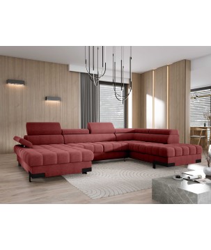 Narożnik SELVA XL Prawostronny z funkcją spania i pojemnikiem AUSTIN 08 WERSAL