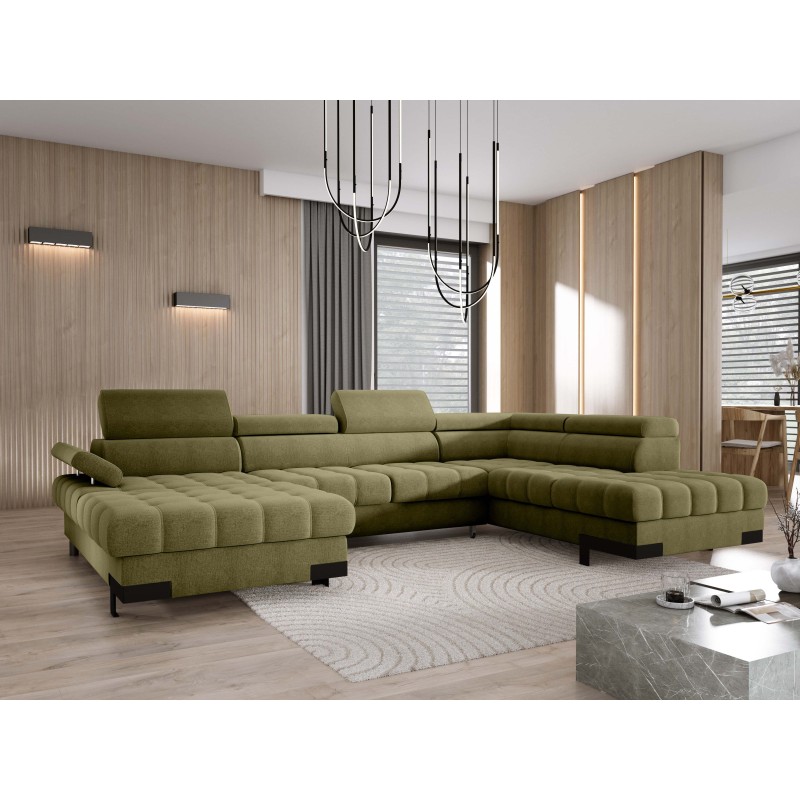 Narożnik SELVA XL Prawostronny z funkcją spania i pojemnikiem AUSTIN 12 WERSAL