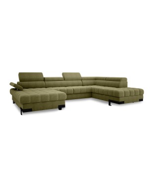 Narożnik SELVA XL Prawostronny z funkcją spania i pojemnikiem AUSTIN 12 WERSAL