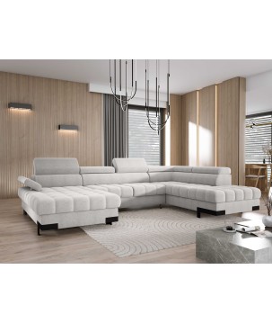 Narożnik SELVA XL Prawostronny z funkcją spania i pojemnikiem AUSTIN 17 WERSAL