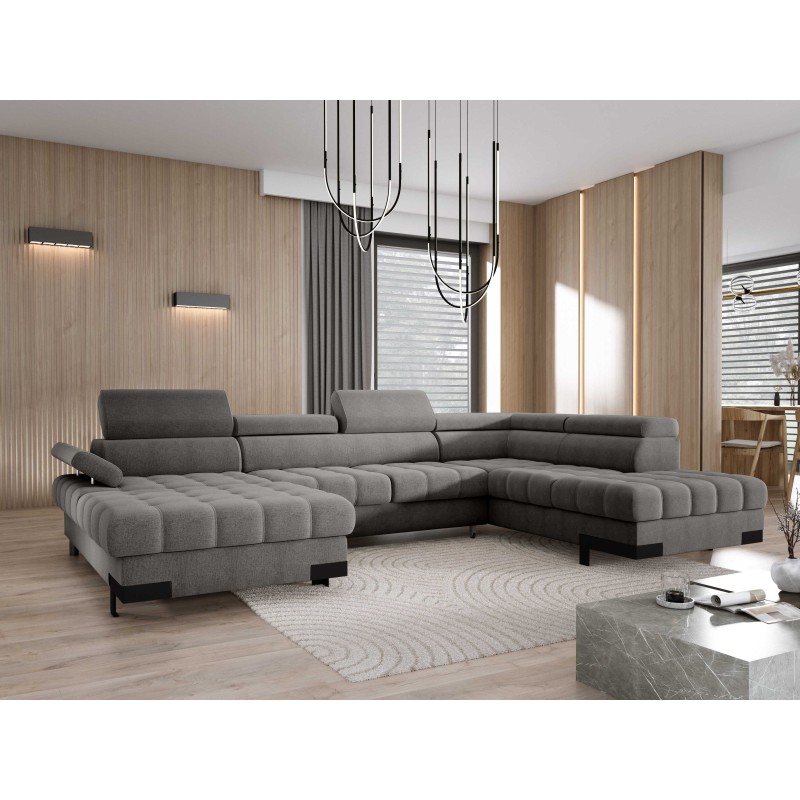 Narożnik SELVA XL Prawostronny z funkcją spania i pojemnikiem AUSTIN 19 WERSAL