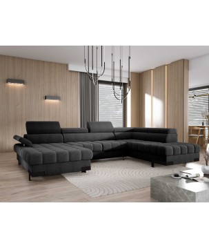 Narożnik SELVA XL Prawostronny z funkcją spania i pojemnikiem AUSTIN 21 WERSAL