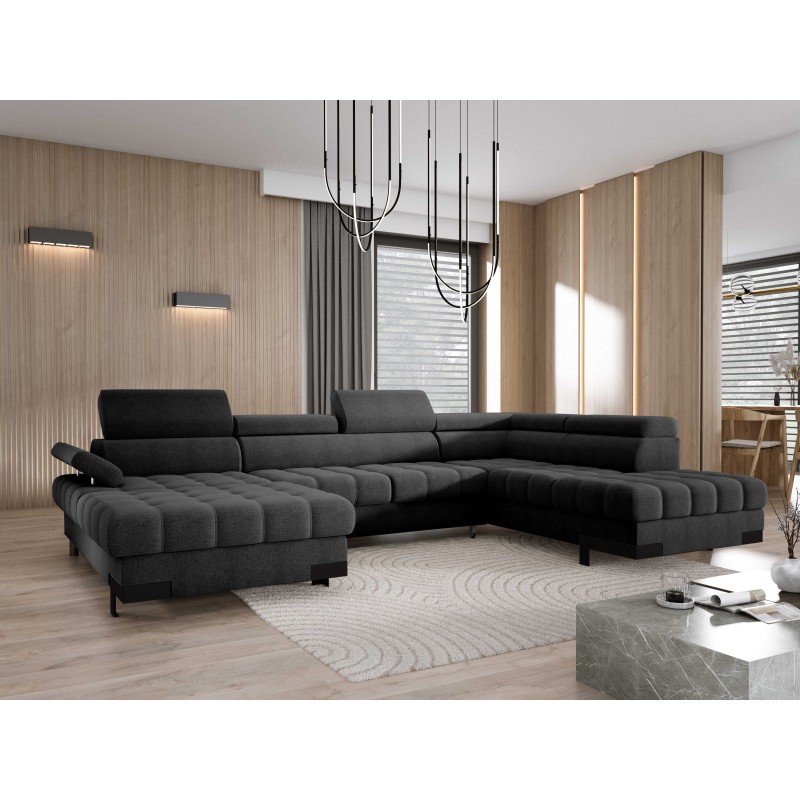 Narożnik SELVA XL Prawostronny z funkcją spania i pojemnikiem AUSTIN 21 WERSAL