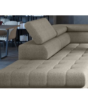 Narożnik SELVA XL Lewostronny z funkcją spania w tkaninie MEMPHIS 05 WERSAL