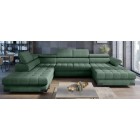 Narożnik SELVA XL Lewostronny z funkcją spania w tkaninie MEMPHIS 12 WERSAL