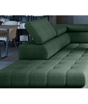 Narożnik SELVA XL Lewostronny z funkcją spania w tkaninie MEMPHIS 12 WERSAL