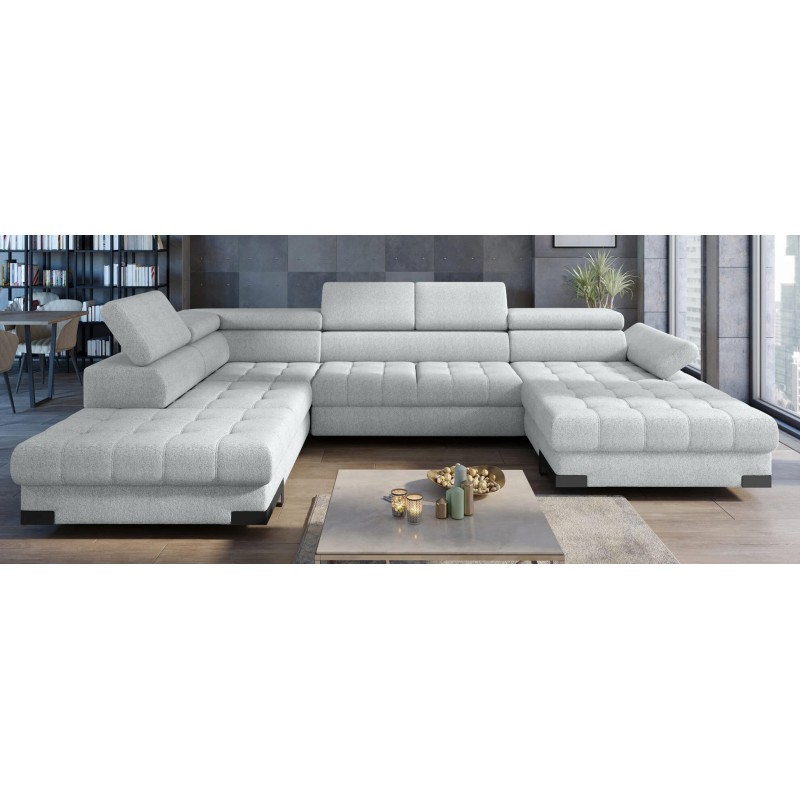 Narożnik SELVA XL Lewostronny z funkcją spania w tkaninie MEMPHIS 16 WERSAL