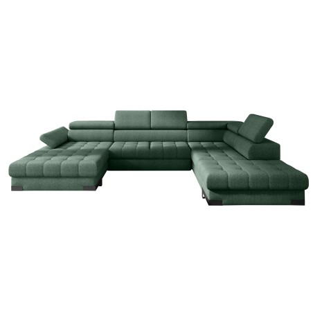 Narożnik SELVA XL Prawostronny z funkcją spania w tkaninie MEMPHIS 12 WERSAL