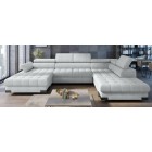 Narożnik SELVA XL Prawostronny z funkcją spania w tkaninie MEMPHIS 16 WERSAL