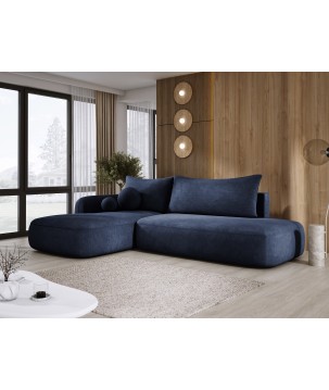 Narożnik BABU z funkcją spania układ L Lewy Tkanina CLOUD 79