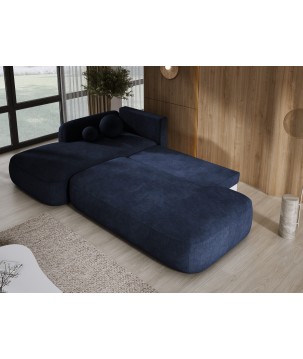 Narożnik BABU z funkcją spania układ L Lewy Tkanina CLOUD 79