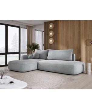 Narożnik BABU z funkcją spania układ L Lewy Tkanina CLOUD 81