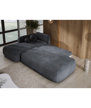 Narożnik BABU z funkcją spania układ L Lewy Tkanina CLOUD 91