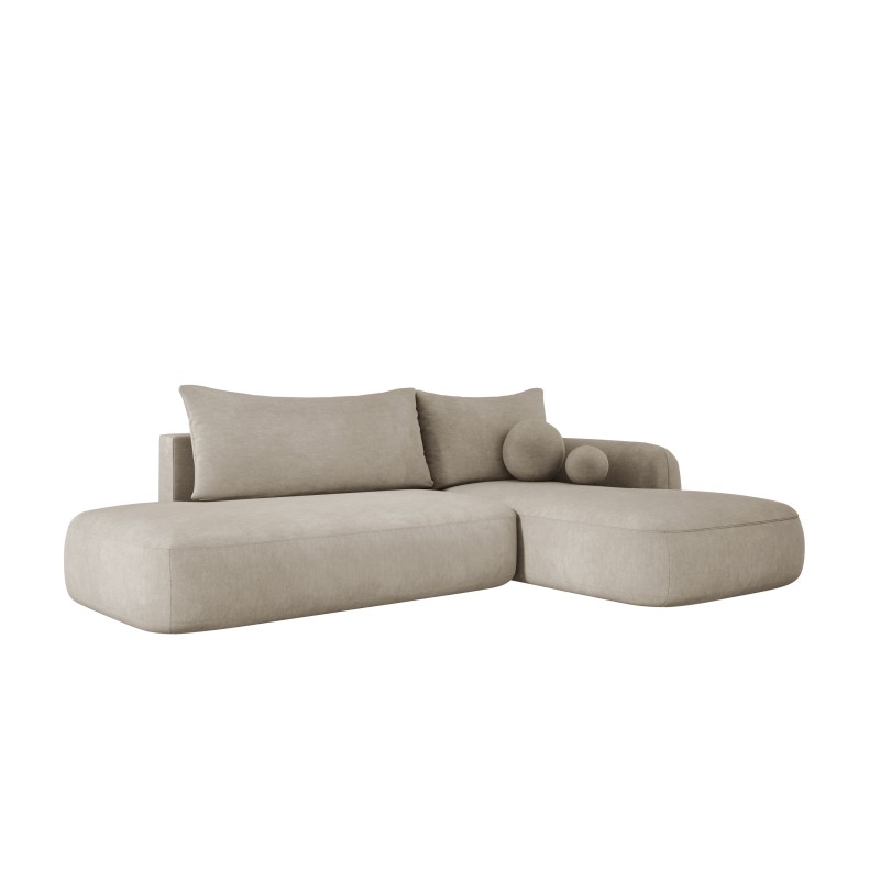 Narożnik BABU z funkcją spania układ L Prawy Tkanina CLOUD 03