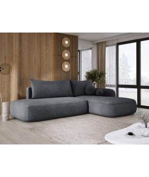 Narożnik BABU z funkcją spania układ L Prawy Tkanina CLOUD 91