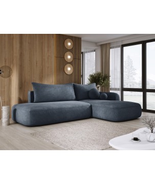 Narożnik BABU z funkcją spania układ L Prawy Tkanina CLOUD 97