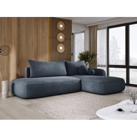 Narożnik BABU z funkcją spania układ L Prawy Tkanina CLOUD 97