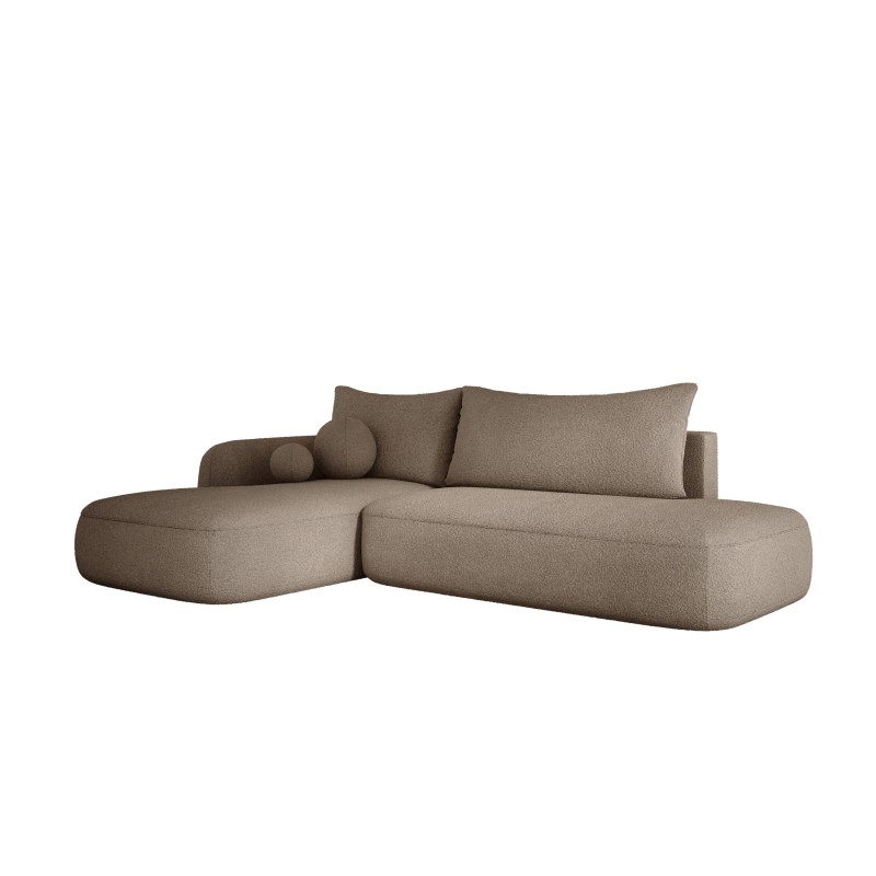 Narożnik BABU z funkcją spania układ L Lewy Tkanina NOWORNEVER 37