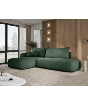 Narożnik BABU z funkcją spania układ L Lewy Tkanina NOWORNEVER 38