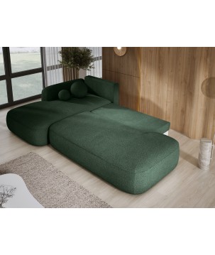 Narożnik BABU z funkcją spania układ L Lewy Tkanina NOWORNEVER 38