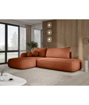 Narożnik BABU z funkcją spania układ L Lewy Tkanina NOWORNEVER 79