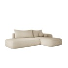 Narożnik BABU z funkcją spania układ L Prawy Tkanina NOWORNEVER 02