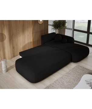 Narożnik BABU z funkcją spania układ L Prawy Tkanina NOWORNEVER 16