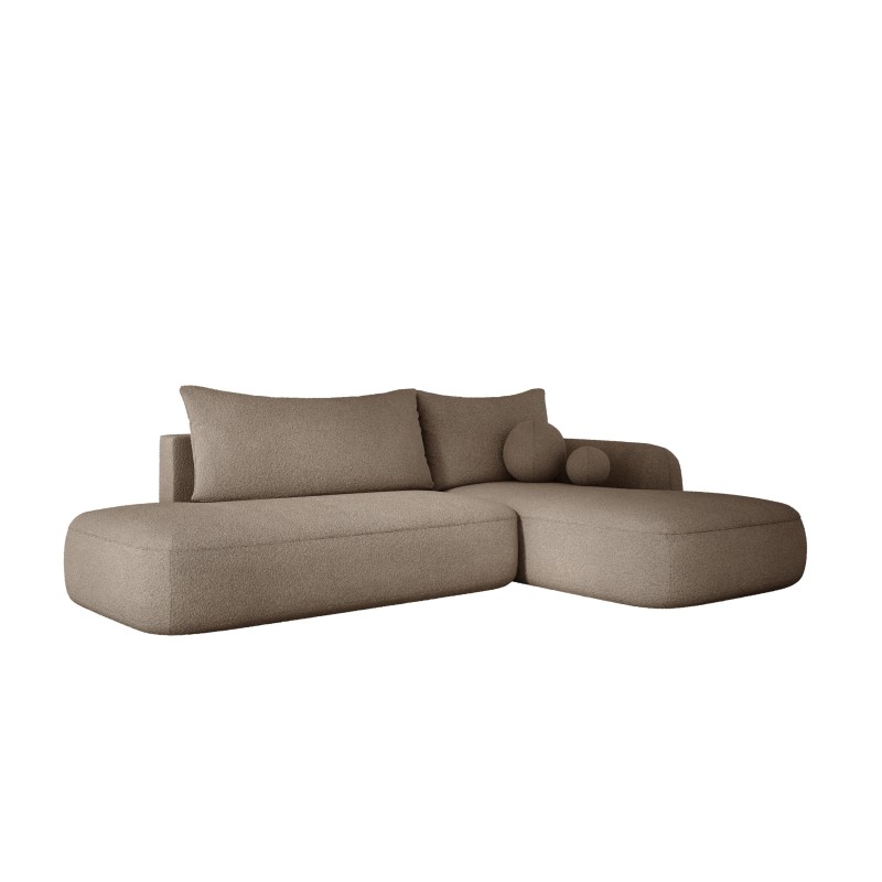 Narożnik BABU z funkcją spania układ L Prawy Tkanina NOWORNEVER 37