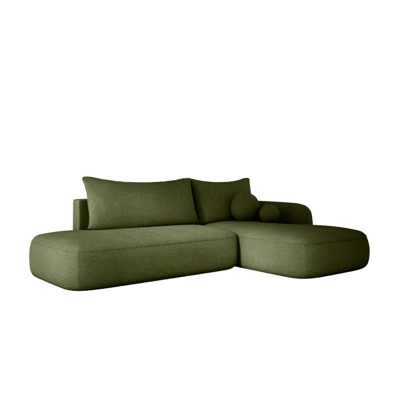 Narożnik BABU z funkcją spania układ L Prawy Tkanina NOWORNEVER 56