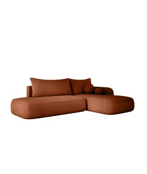 Narożnik BABU z funkcją spania układ L Prawy Tkanina NOWORNEVER 79