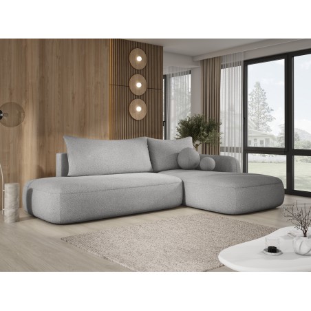 Narożnik BABU z funkcją spania układ L Prawy Tkanina NOWORNEVER 92